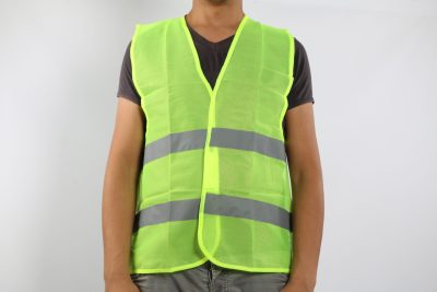 Gilet de securite signal vert s/ sachet ord**