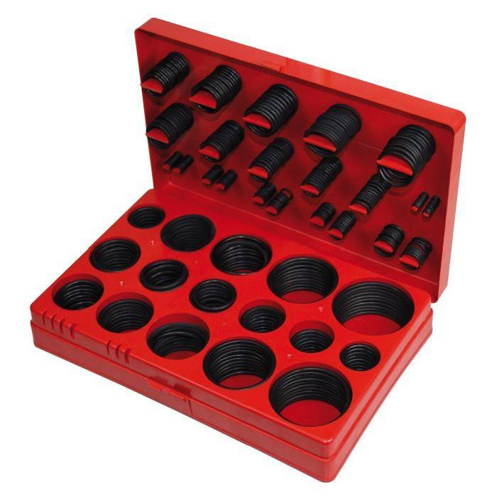 Jeu de joint torique s/bt rouge 404 pcs ** BOOCHNA