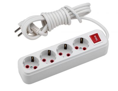 Bloc multiprises 3 p*5 m + inter ** BMS