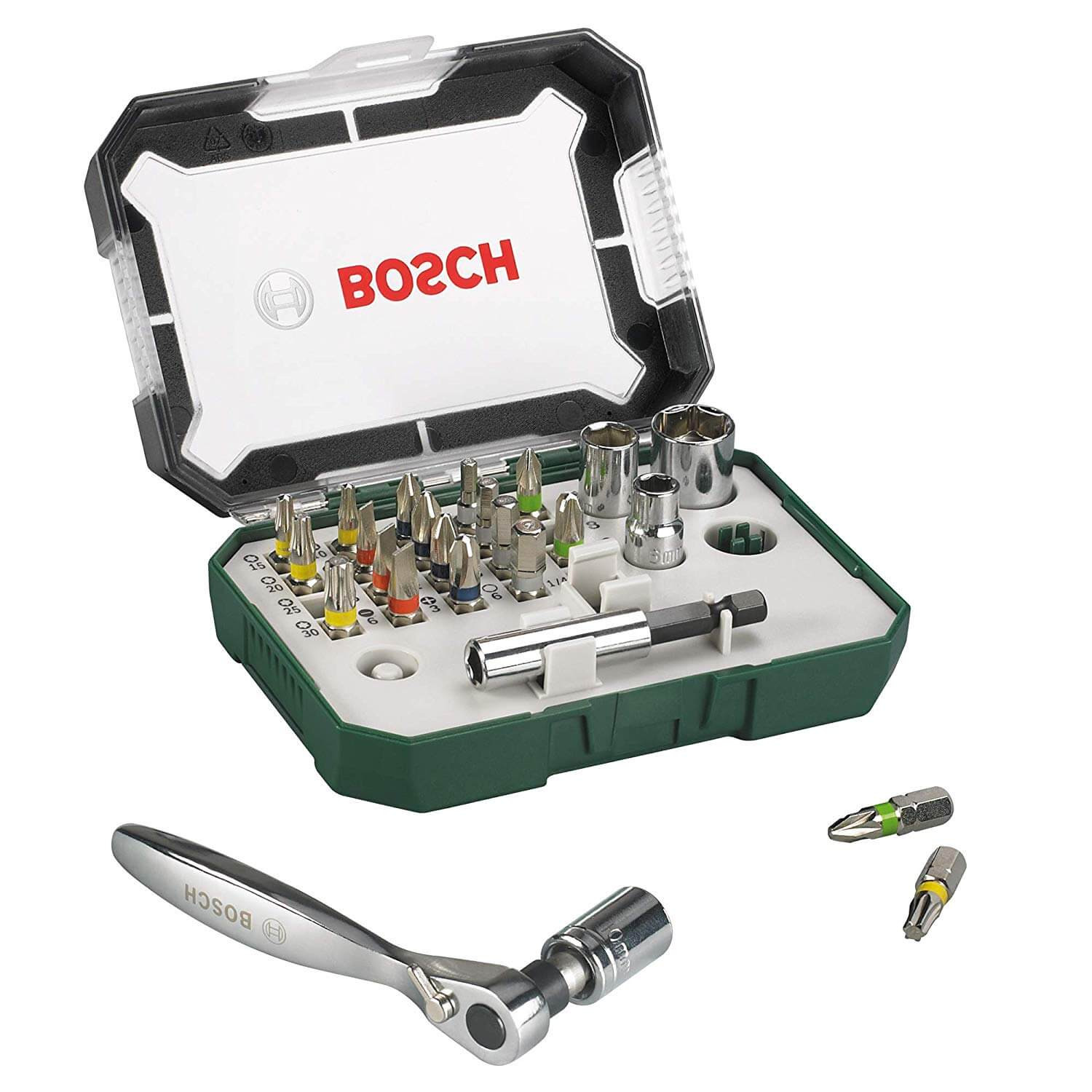 Jeu d'embout 27 pcs avec cliquet 2607017160 ** BOSCH