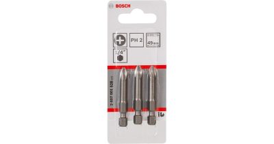 Jeu d'embout 03 pcs ph1 89mm ref : 2 607 001 528 ** BOSCH