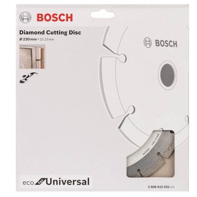 Disque diamant 230 mm eco universal ref: 2 608 615 031 ** BOSCH