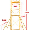Echafaudage sten 6.70m centaure alu ** CENTAURE