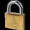 Cadenas jaune n° 50 delta n° 88-50 ** SOFICLEF