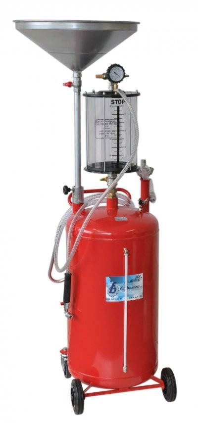 Vidangeur /recuperateur d4huile usagee sur roue (80lt) ** BONEZZI