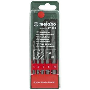 Jeu de foret a beton 5pcs ref: 6.27180 ** METABO