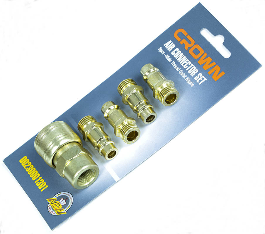 Jeu de raccord compressur doree Réf: 00230001301 (5pcs) ** CROWN