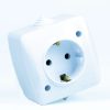 Prise avec terre app (b/10pcs) ** BMS