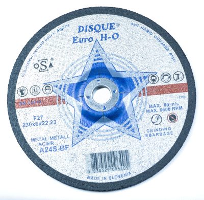 Disque a meuler acie 230*22*6 (B/ 10 PCS)** EURO-HO