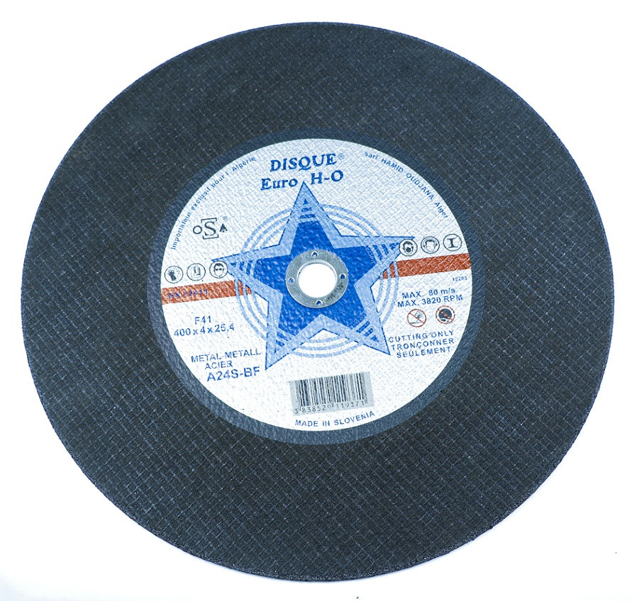Disque a couper acier 400*4*25 (b/ 10 pcs) ** EURO-HO