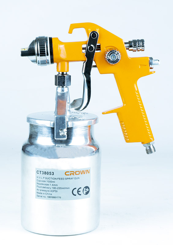 Pistolet de peinture diam: 1.4mm 1000ml ct38053 ** CROWN