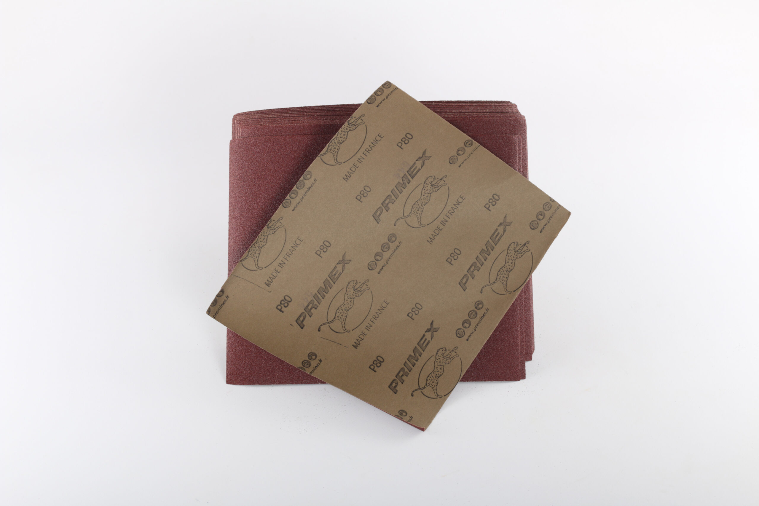 Feuille abrasif n° 320 ( p/100pcs ) ** ETOILE/PRIMEX