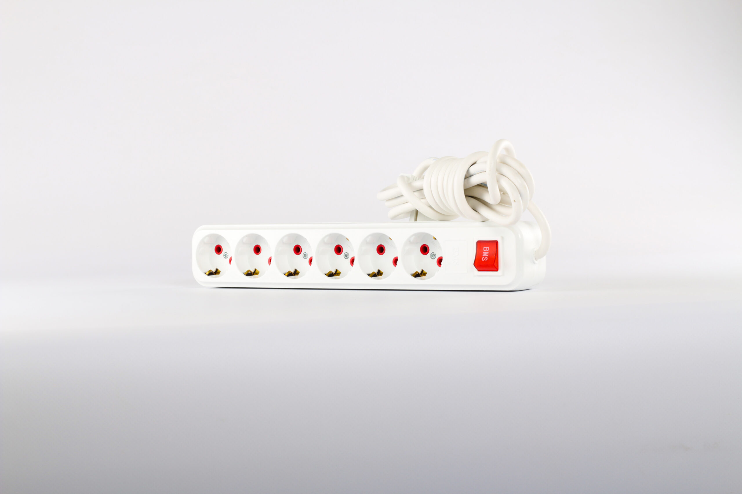 Bloc multiprises 6 p*5 m + inter ** BMS