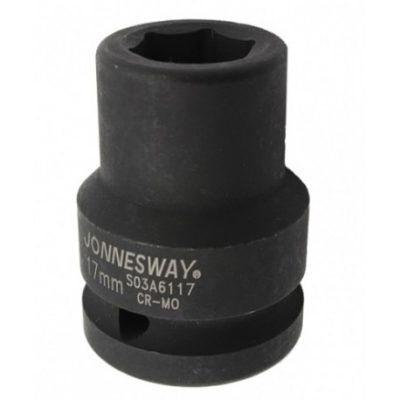 Douille a choc 3/4" N° 17 (06 pans-courte) Réf:S03A6117 ** JONNESWAY