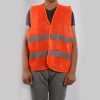 Gilet de securite signal orange s/sachet ord **