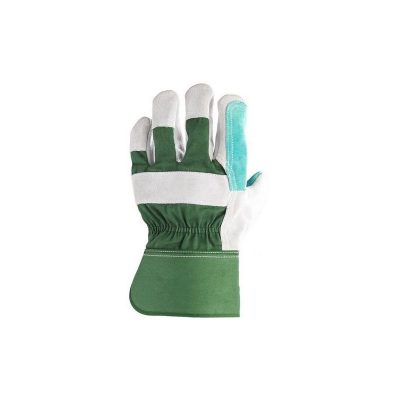 Gant Manutention Cuir VERT / GRIS Réf: 3122 - 154 ** EP
