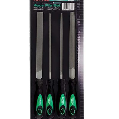 Jeu de lime 04 pcs 8"" ref: gbarr0401 ** TOPTUL
