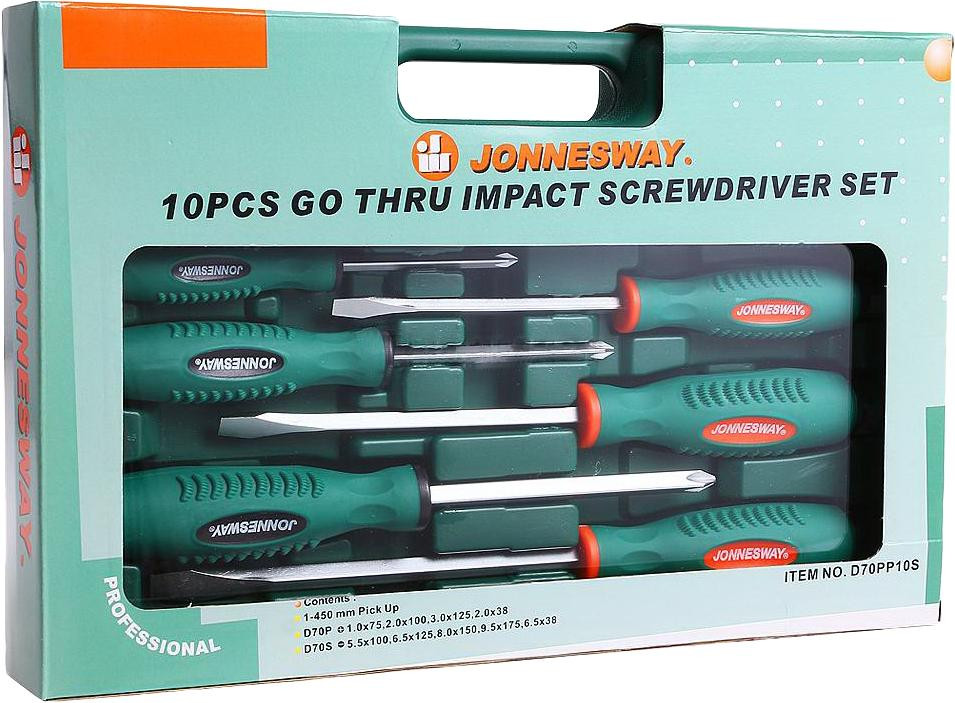 Jeu de tournevis a frap 07 pcs ref: d70pp07s ** JONNESWAY