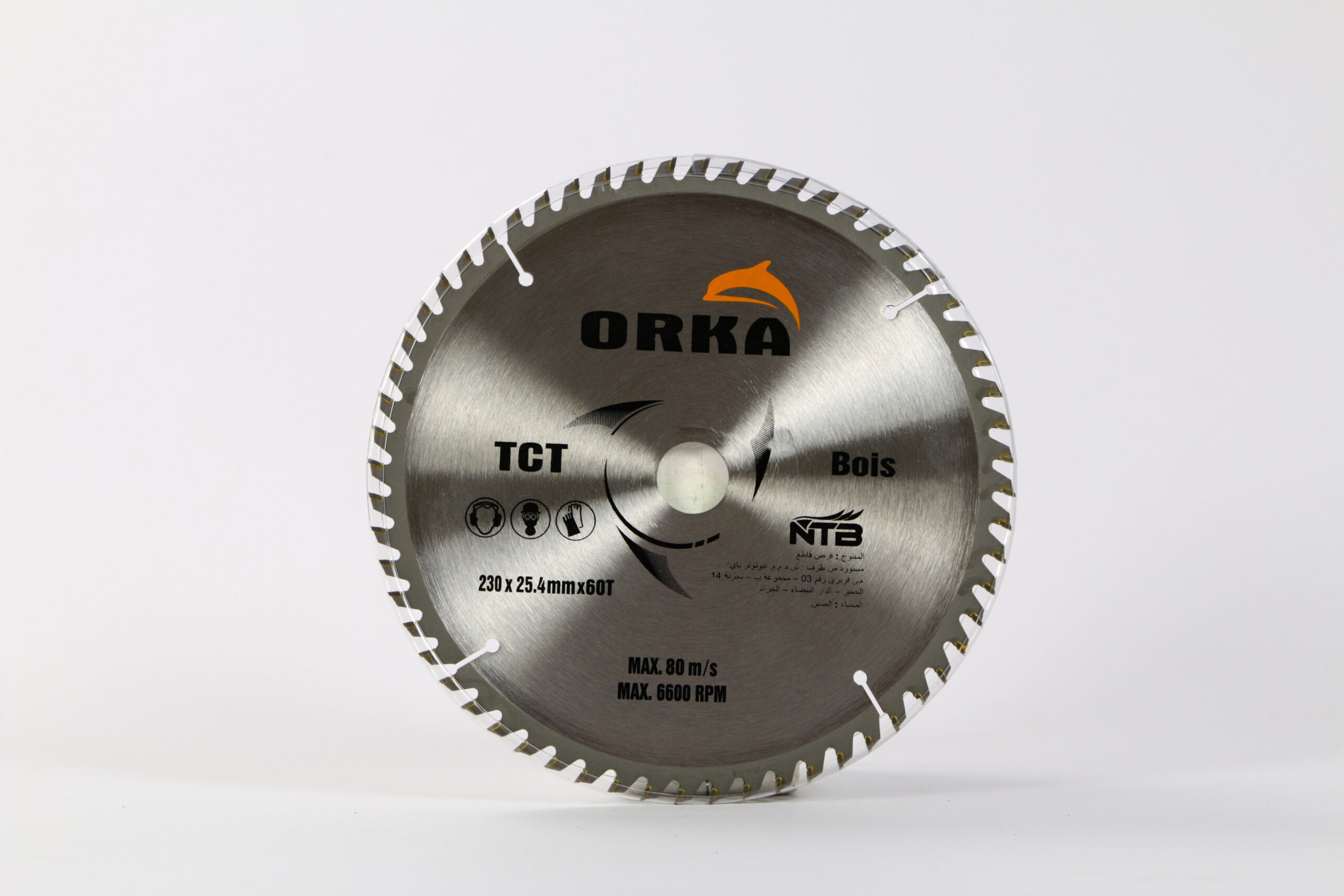 Disque a carbure bois 230*25.4*60 D ** ORKA