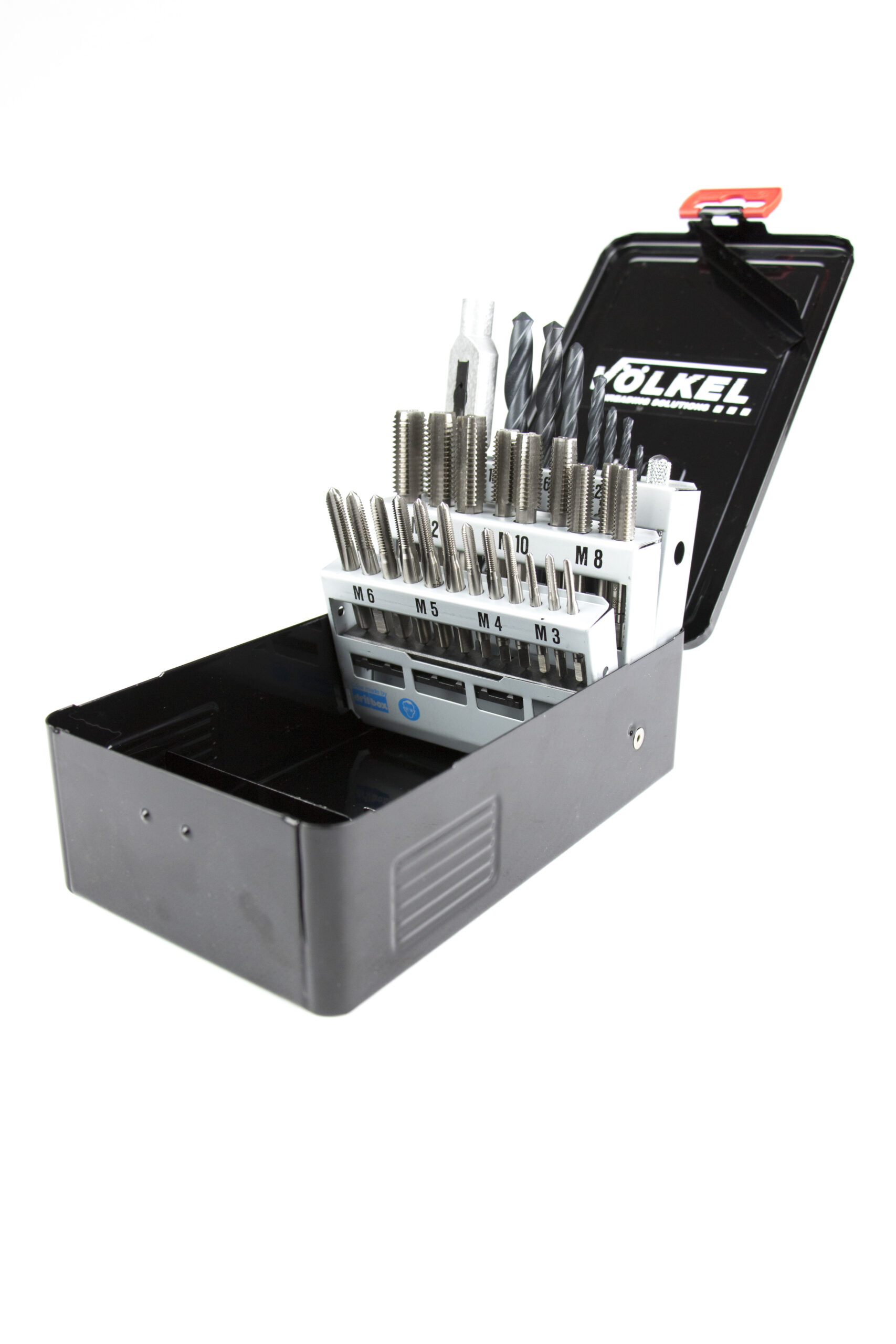 Coffret de taraud (metalique) + foret m3 a m12 // pv23 ** VOLKEL