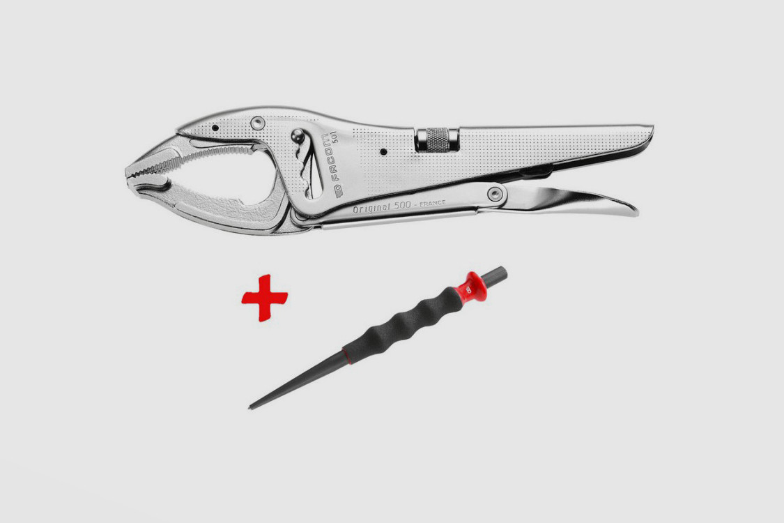 Pince a etau machoire courbee multi-prise ref:501a ** FACOM