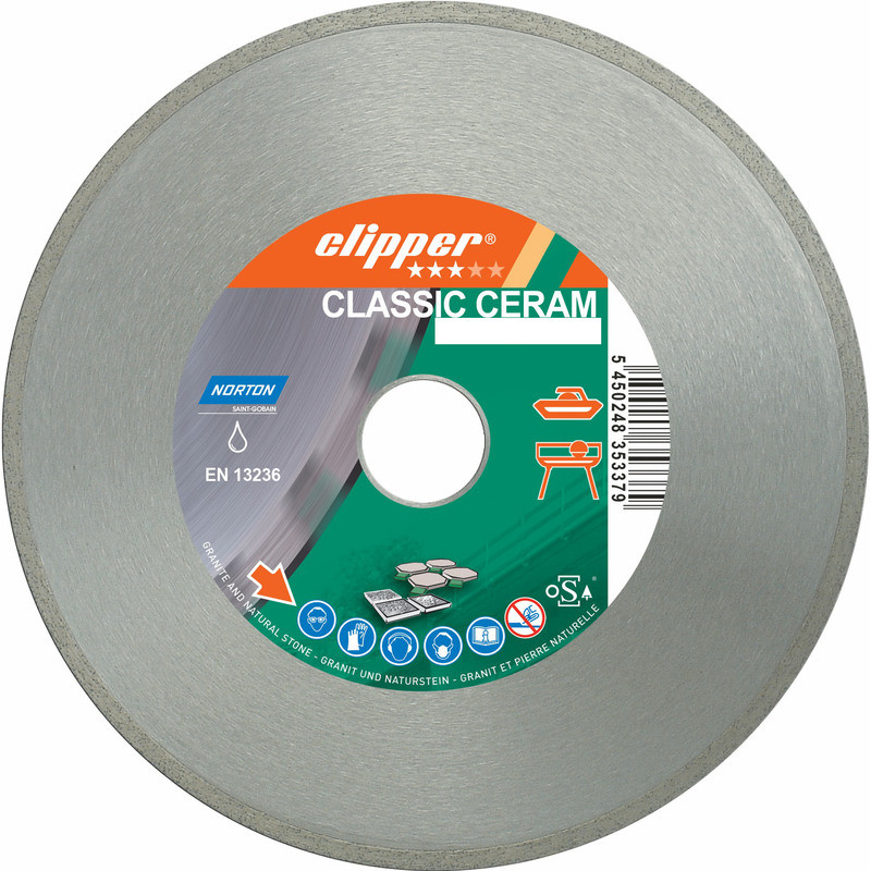 Disque diamant ceramique 200*25.40 vert ref: 70184626829 ** NORTON