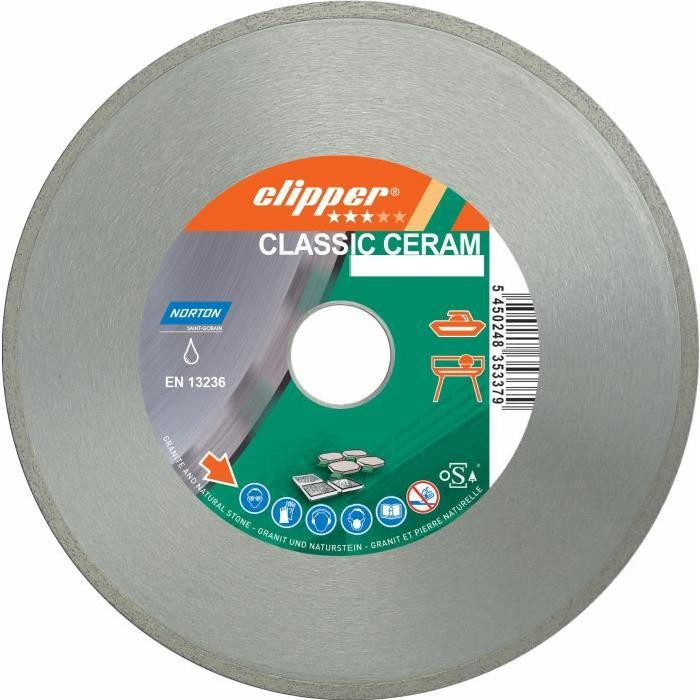 Disque diamant classic ceramic 230*22.23 ref 70184626830 ** NORTON
