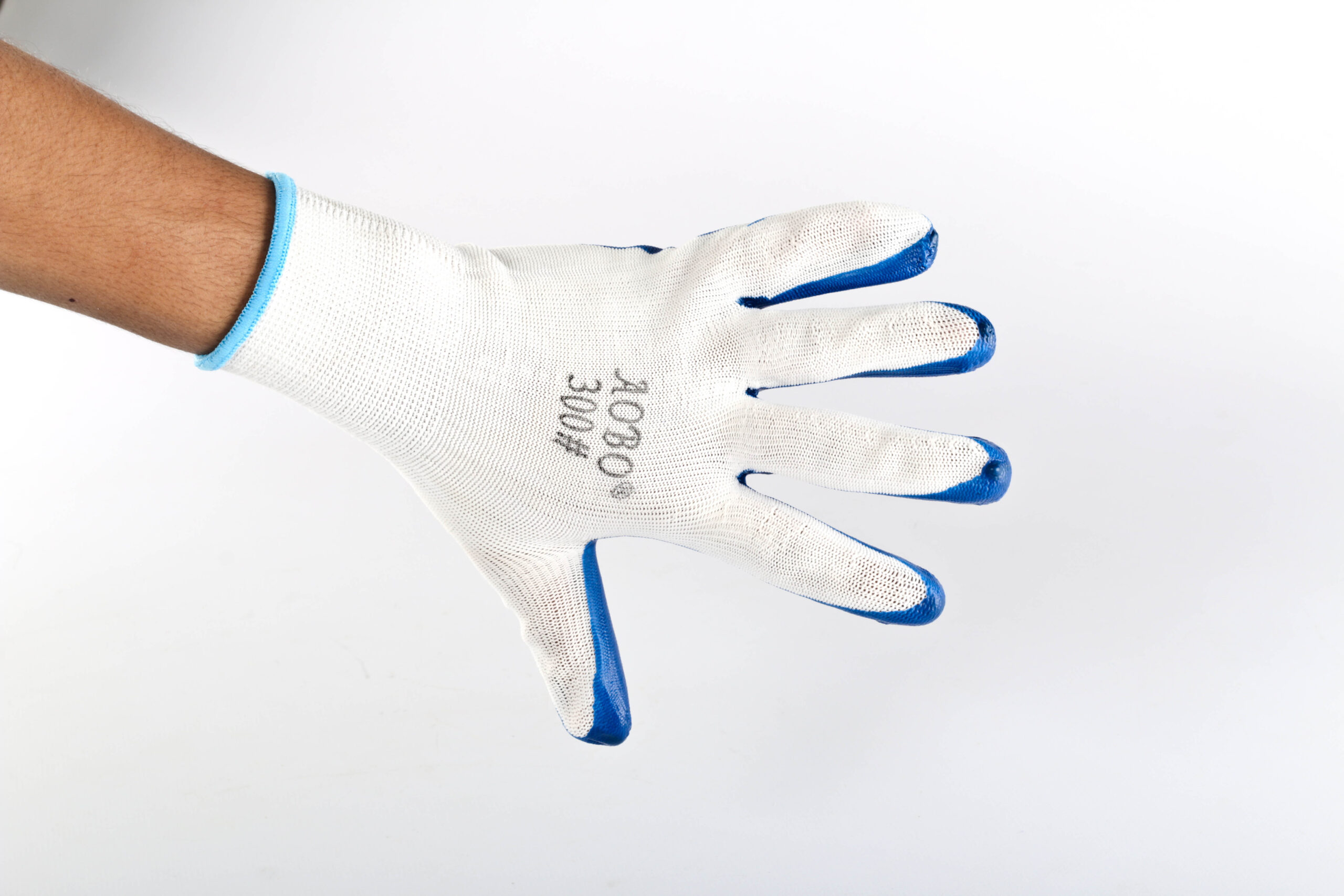 Gant tissu vitrier (jaun/org) (12 pcs) ** NEWSD