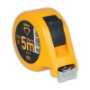 Quintuple metre jaune 05 m*25 mm ref 296 (b/12pcs) ** DEKOR