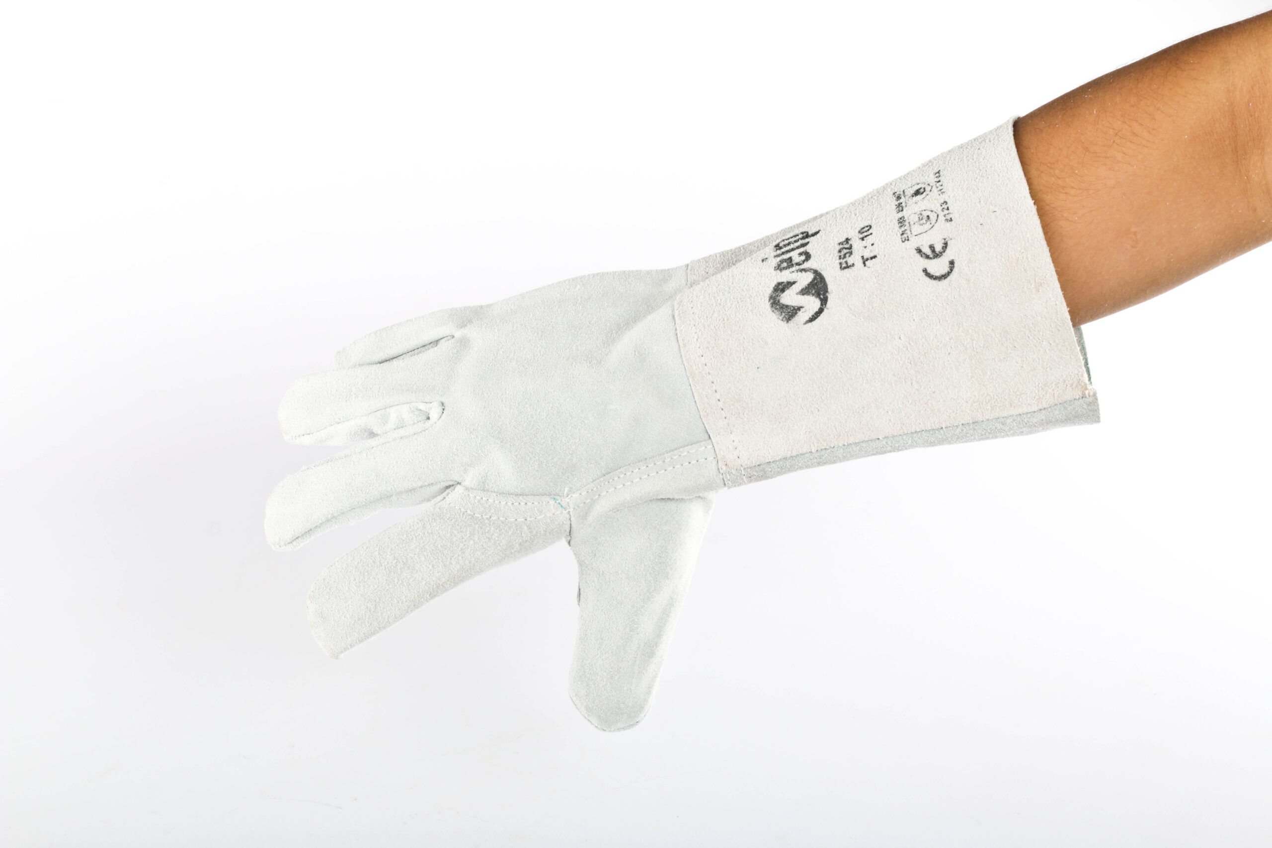 Gant cuir m/long ref: f 524 (12 pcs) ** WEIP