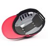 Casquette de securite anti-heurt rouge/noir en812 ** DELTA PLUS