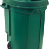 Poubelle 120 l a/roue verte **