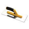 Truelle acier 30 cm dents en v p/fibre/ouv ref 131 ** DEKOR