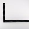 Equerre menuisier metal noir graduee 600 * 400 mm *