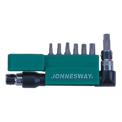 Jeu d'embous torx a/porte embou 08 pcs ( t 10-t 40) s08h2s8s ** JONNESWAY