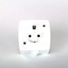 Prise avec terre app (b/10pcs) ** BMS