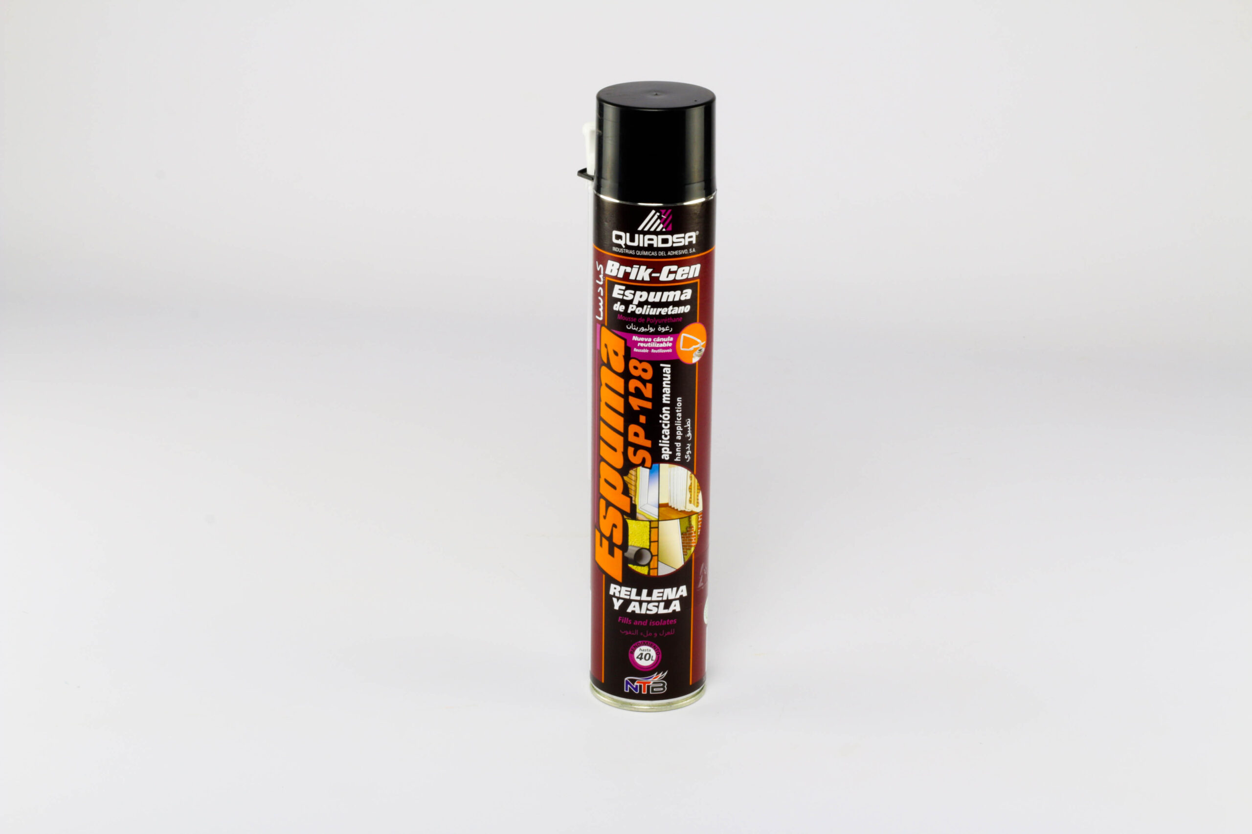 Mousse etanchite sp-128 / 750 ml (12 pcs) ** QUIADSA