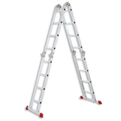 Echelle pliante 4*4 marches aluminium ** ECH-PLUS