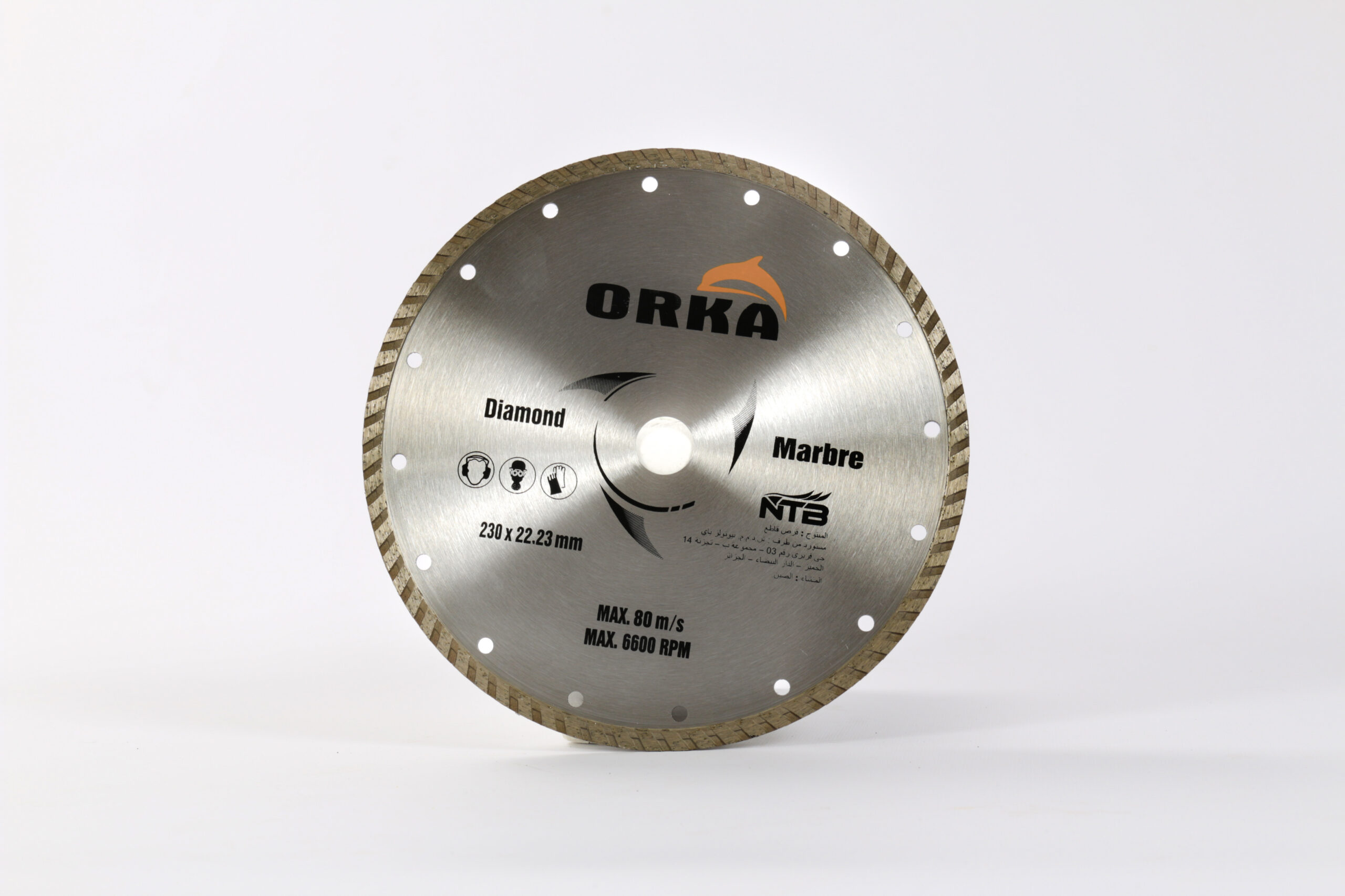 Disque diamant 230 mm turbo ** ORKA