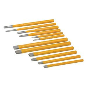 Jeu de burin mecanicien plat jaune (3pcs) jjt2507**