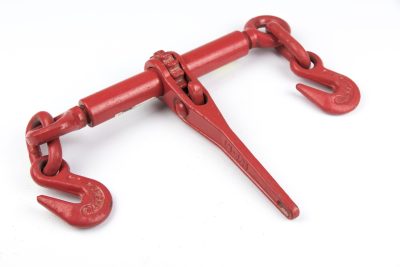 Tendeur chaine a cliquet a 2 crouchet pm 1/4 - 5/16 rouge**