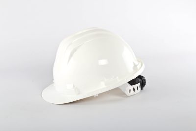 Casque de chantier blanc simple (sac/ 60 pcs) ** CLIMAX