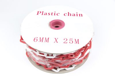 Chaine plastic n° 8 bi-coul 25 m**