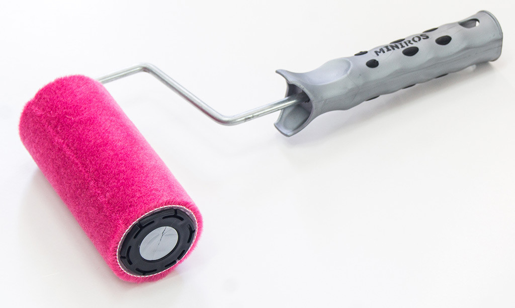 Rouleau laqueur pure laine grenat pro 12-5 rllp 12 (c/20 pcs) ** MINIROS