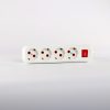 Bloc multiprises 4 p*2 m + inter ** BMS