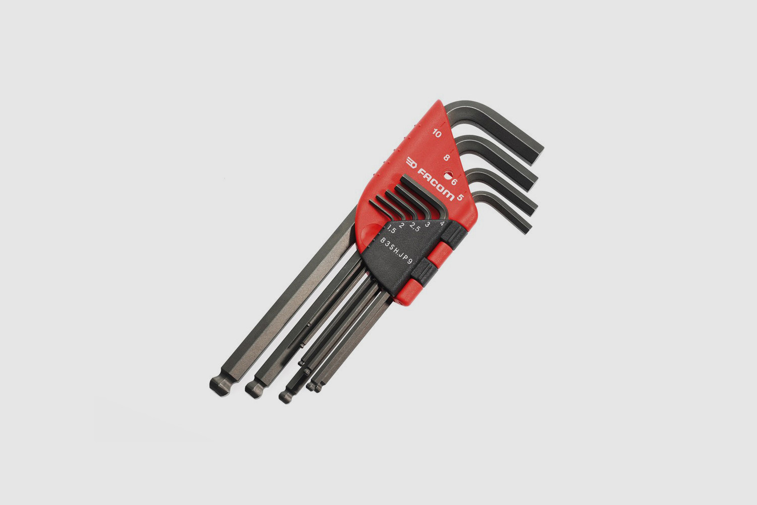 Jeu des cles male 09 pcs tetes spherique ref: 83sh.jp9apb ** FACOM