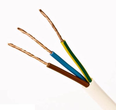 Cable elect 3x2.5 souple blanc rx: 100m**