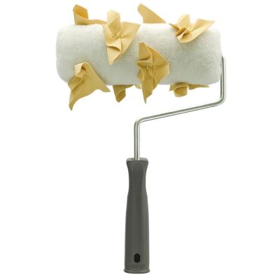 Rouleau decoratif effet cuir rose 20 cm ref 1321 ** DEKOR
