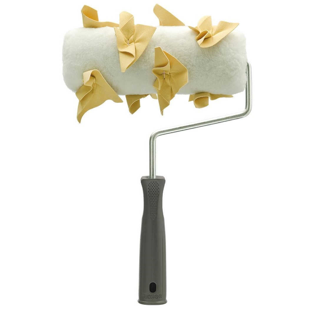 Rouleau decoratif effet cuir rose 20 cm ref 1321 ** DEKOR