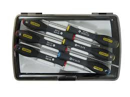 Jeu de tournevis precision 06 pcs fatmax 65 - 492 ** STANLEY
